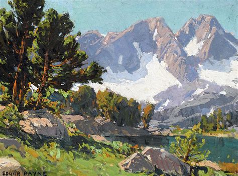 Near Summit Lake Painting by Edgar Payne - Pixels