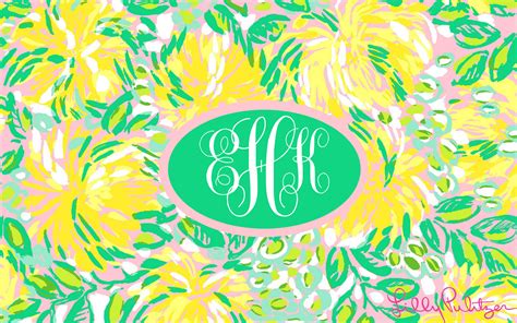 Preppy Monogram Wallpaper - WallpaperSafari