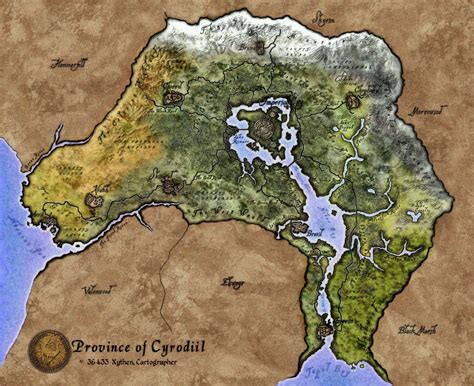 Cyrodiil Map Fantasy Map Elder Scrolls Lore Map | Images and Photos finder