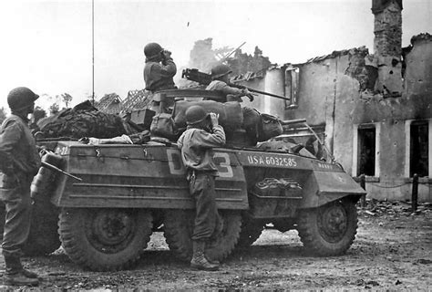 M8 Greyhound Armored Car in Action 2 | World War Photos