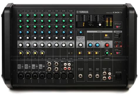 Yamaha EMX5 12-channel 1260W Powered Mixer | Sweetwater