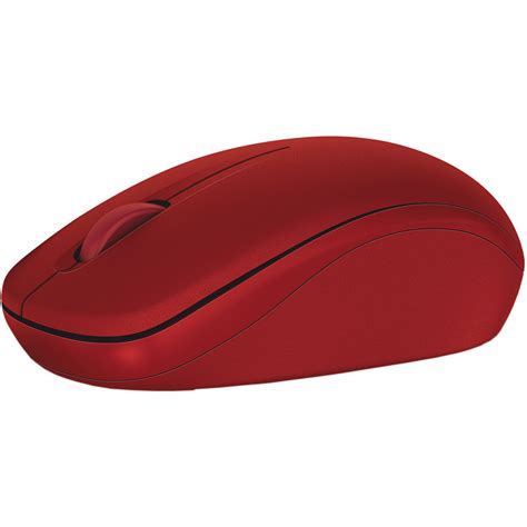 Dell WM126 Wireless Mouse (Red) 4W71R B&H Photo Video