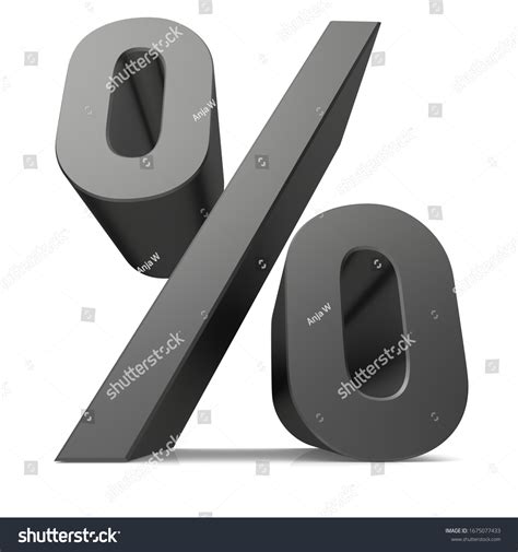 Percent Sign Percentile Symbol Percentage Icon Stock Illustration ...