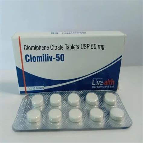 Clomiphene Citrate, Packaging Size: 10x10, Dose: 50mg at Rs 90/stripe ...