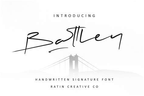 Battley Handwritten Signature Font - Free Download