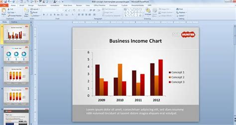 Free Concept Chart Template for PowerPoint