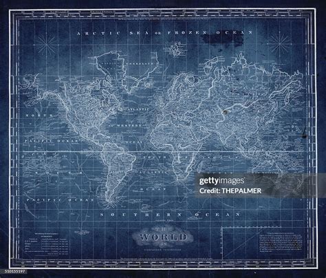 Map Of The World 1833 High-Res Vector Graphic - Getty Images