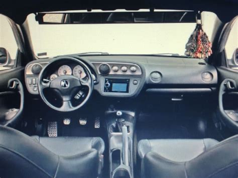 RSX Interior with Aftermarket Flatscreen Double Din Radio