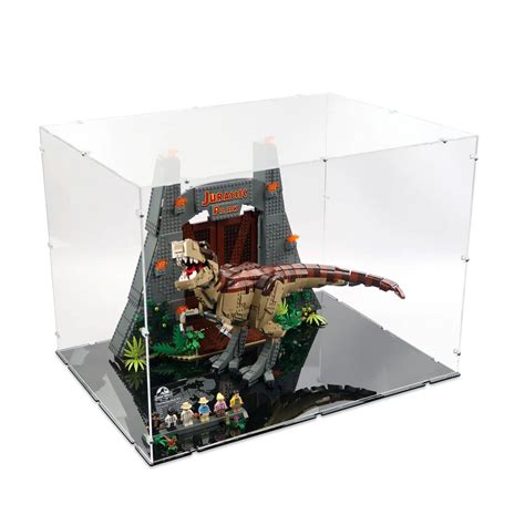 Acrylic Display Case for LEGO Jurassic Park T Rex Rampage | iDisplayit