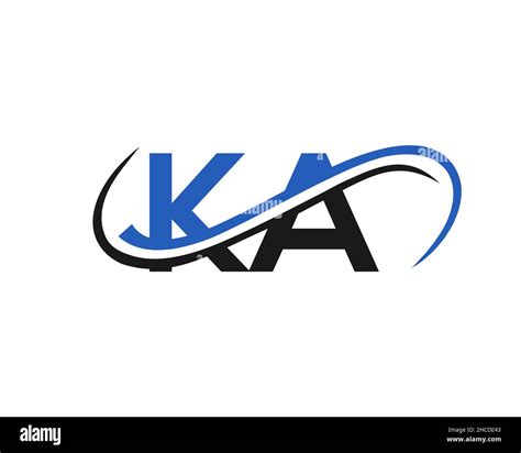 Initial KA Logo Design. KA Letter Linked Business Logo. KA logo Design ...