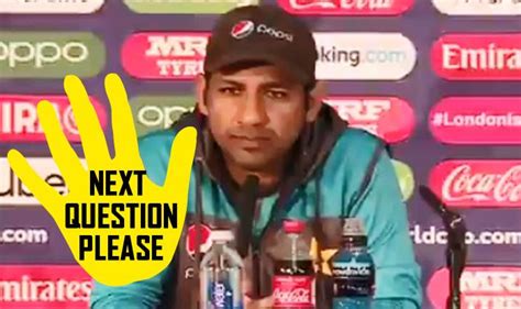 Sarfaraz Ahmed Avoids Question on 2017 Champions Trophy From Journo ...