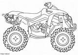 Atv Coloring Page sketch template