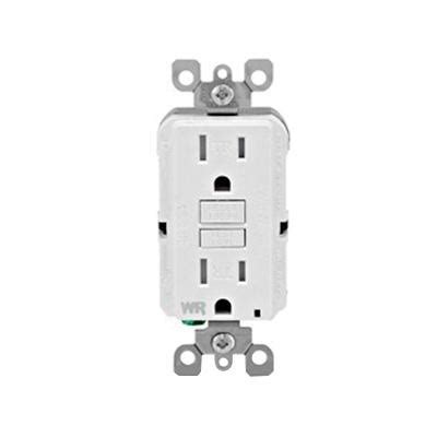 Leviton WT599-W Residential Grade Slim Tamper And Weather-Resistant GFCI Receptacle 15-Amp 125 ...