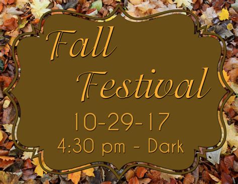 Fall Festival – Westminster Presbyterian Church – Bryan