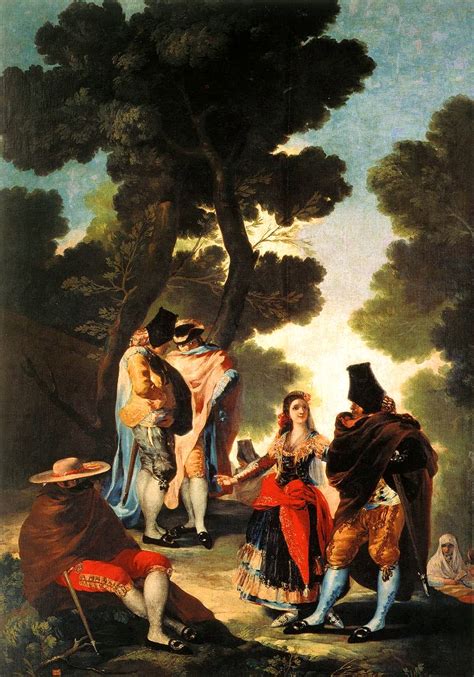 The Maja and the Masked Men - Francisco Goya - WikiArt.org ...