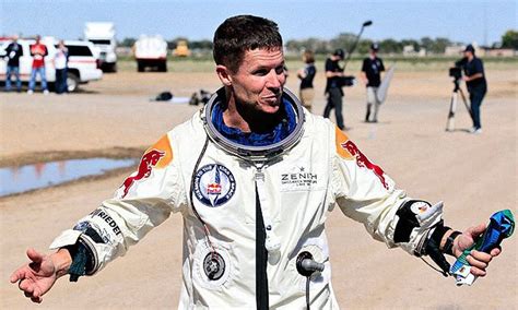 Update: Felix Baumgartner has landed, safely, after skydiving from 128,000 feet above the earth ...