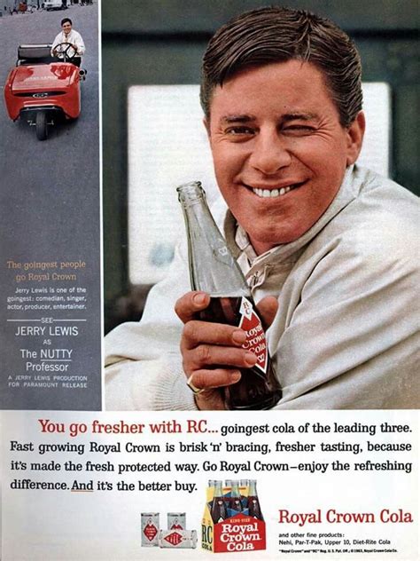 RC Cola 1963 | Jerry lewis, Soda ads, Vintage advertisements