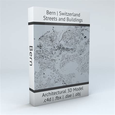 Bern Streets and Buildings 3D | CGTrader