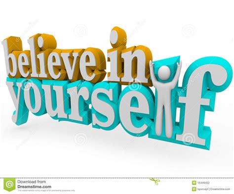 Believe in Yourself - 3d Words | Clipart Panda - Free Clipart Images