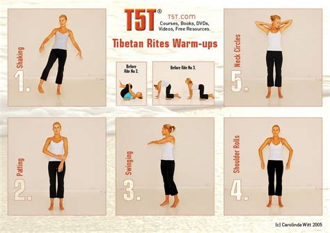 T5T Five Tibetan Rites Warm-Ups