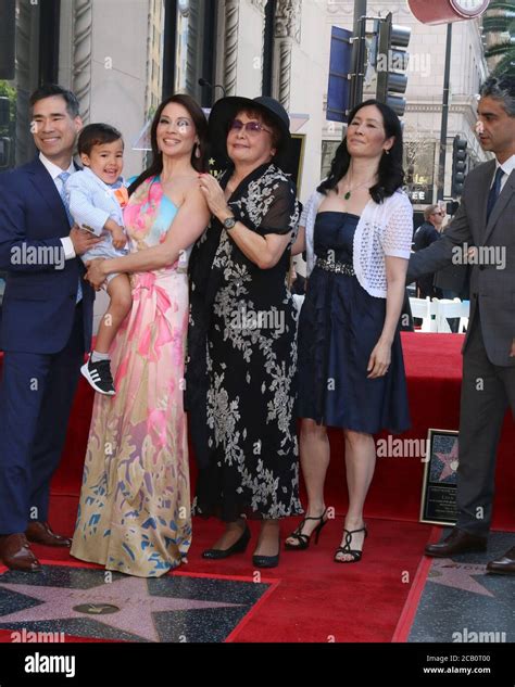 LOS ANGELES - MAY 1: Lucy Liu, Family at the Lucy Liu Star Ceremony on ...