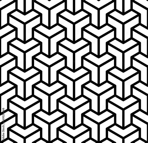 Cube Geometric Pattern