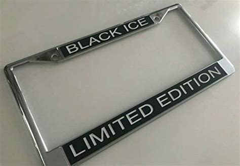 Chrome License Plate Frame Metal Custom Personalized Engraved - Etsy