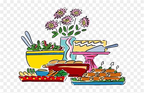 Our Monthly Potluck Supper Will Be On Wednesday, May - Luncheon Clip Art - Free Transparent PNG ...