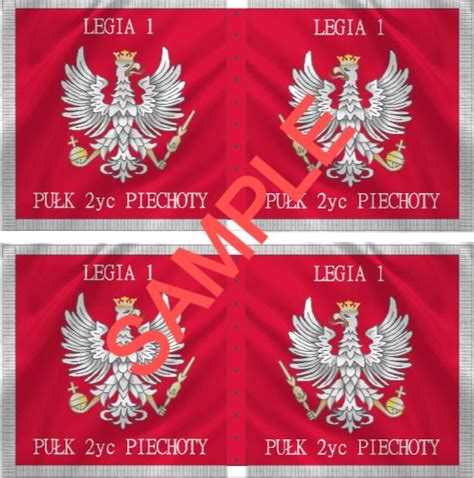 Duchy of Warsaw Flag Sheet 1403 2nd regiment of Infantry | Parkfield ...