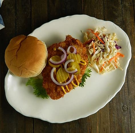 The Iowa Pork Tenderloin Sandwich - Frugal Hausfrau