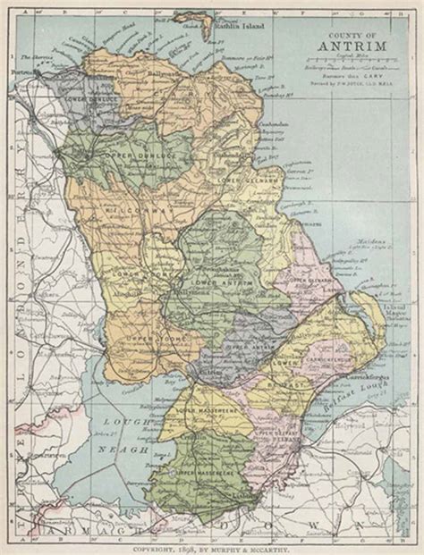 Map of County Antrim