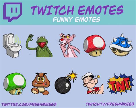 Twitch Emotes Pack - Etsy