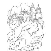 Dibujos de Castillo para Colorear - DibujosOnline.Net