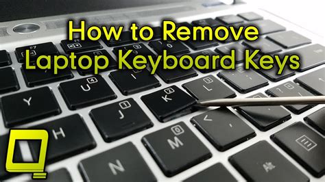 How to remove the keys on a keyboard?