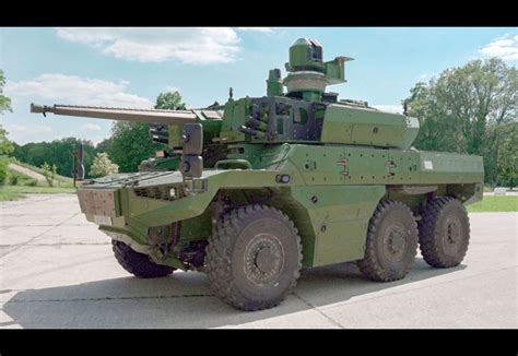 Nexter Jaguar EBRC (Engin Blinde de Reconnaissance et de Combat) Six-Wheeled Reconnaissance ...