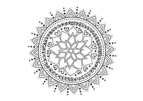 Mandala Coloring Sheet Free Printable For Stress Relief - Seeing Dandy Blog