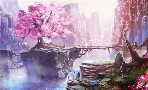 Cherry Blossom Tree Anime Wallpapers - Top Free Cherry Blossom Tree Anime Backgrounds ...