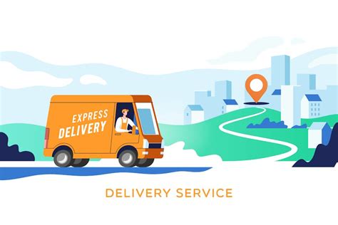 Express Delivery Services and Logistics - Design Template Place