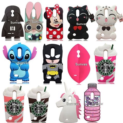 £3.99 GBP - For Lg K4 K8 2017 3D Cases, Cute Cartoon Soft Silicone ...