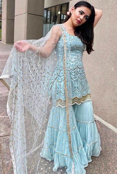 Latest 45 Sharara Suit Designs For Women (2021)