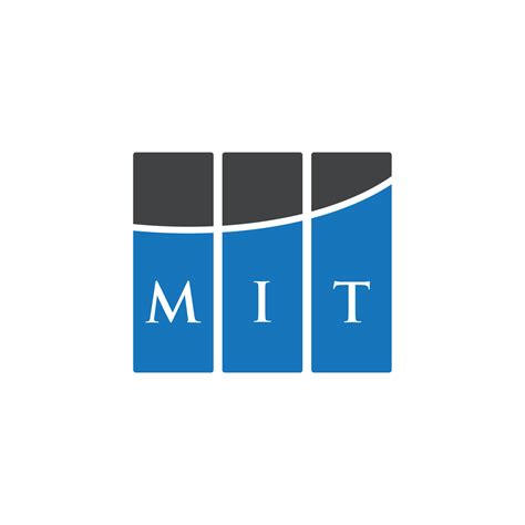 MIT letter logo design on WHITE background. MIT creative initials ...