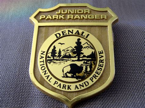 Denali National Park Jr. Ranger Badge.