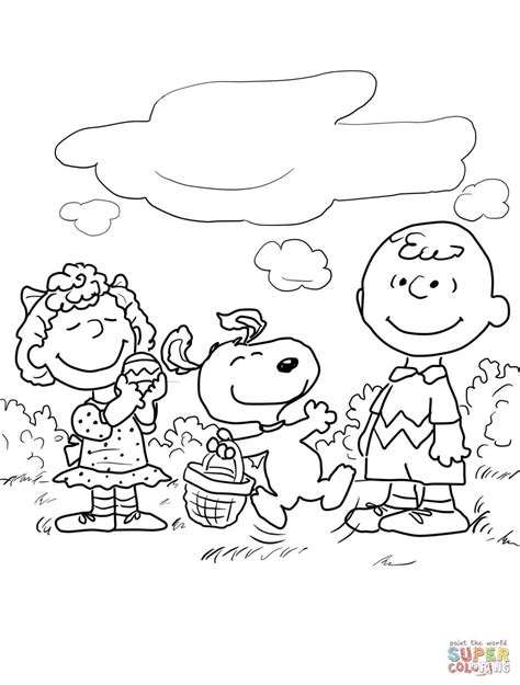 Peanuts Coloring Pages Peanuts Coloring Pages Free Coloring Pages - davemelillo.com | Snoopy ...