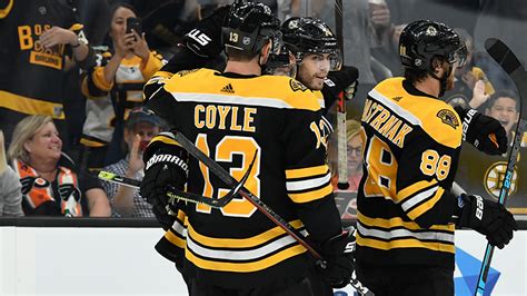 Bruins' Charlie Coyle Nets 100th Career Goal On Line Change Vs ...