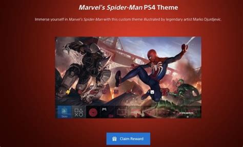 Marvel's Spider-Man PS4 Theme Available for Free