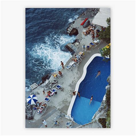 Pool On Amalfi Coast - Slim Aarons Print