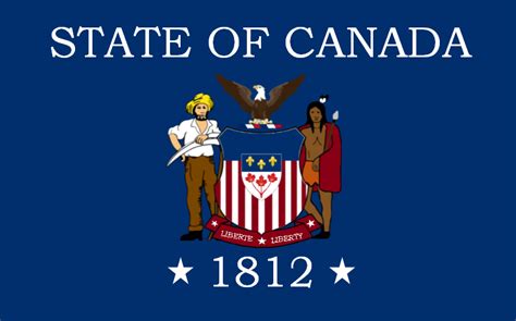 Flag of Canada, had the U.S won the War of 1812, and made it into a U.S ...