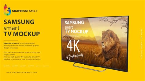 Free Samsung Smart TV Mockup – GraphicsFamily