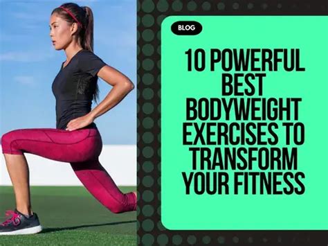 10 Powerful Best Bodyweight Exercises - IKAIKA Fitness