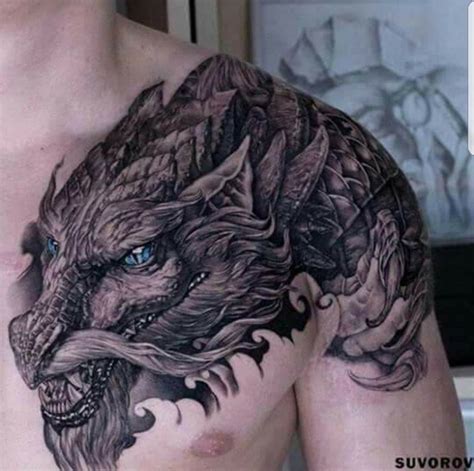 Now this is one of the best dragon tattoos I've ever seen! I've always had a connection t ...